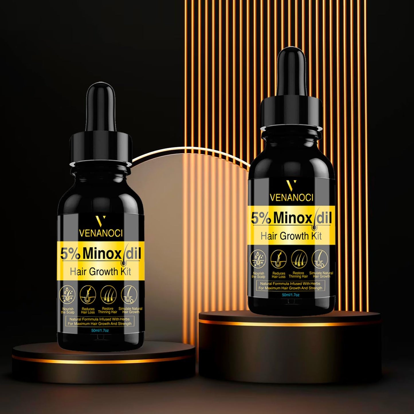 5% Minoxidil Hair Growth Spray For Men and Women 100Ml Hair Regrowth Treatment Serum For Stronger Thicker Longer Hair Help to Stop Thinning and loss hair 2 Month supply